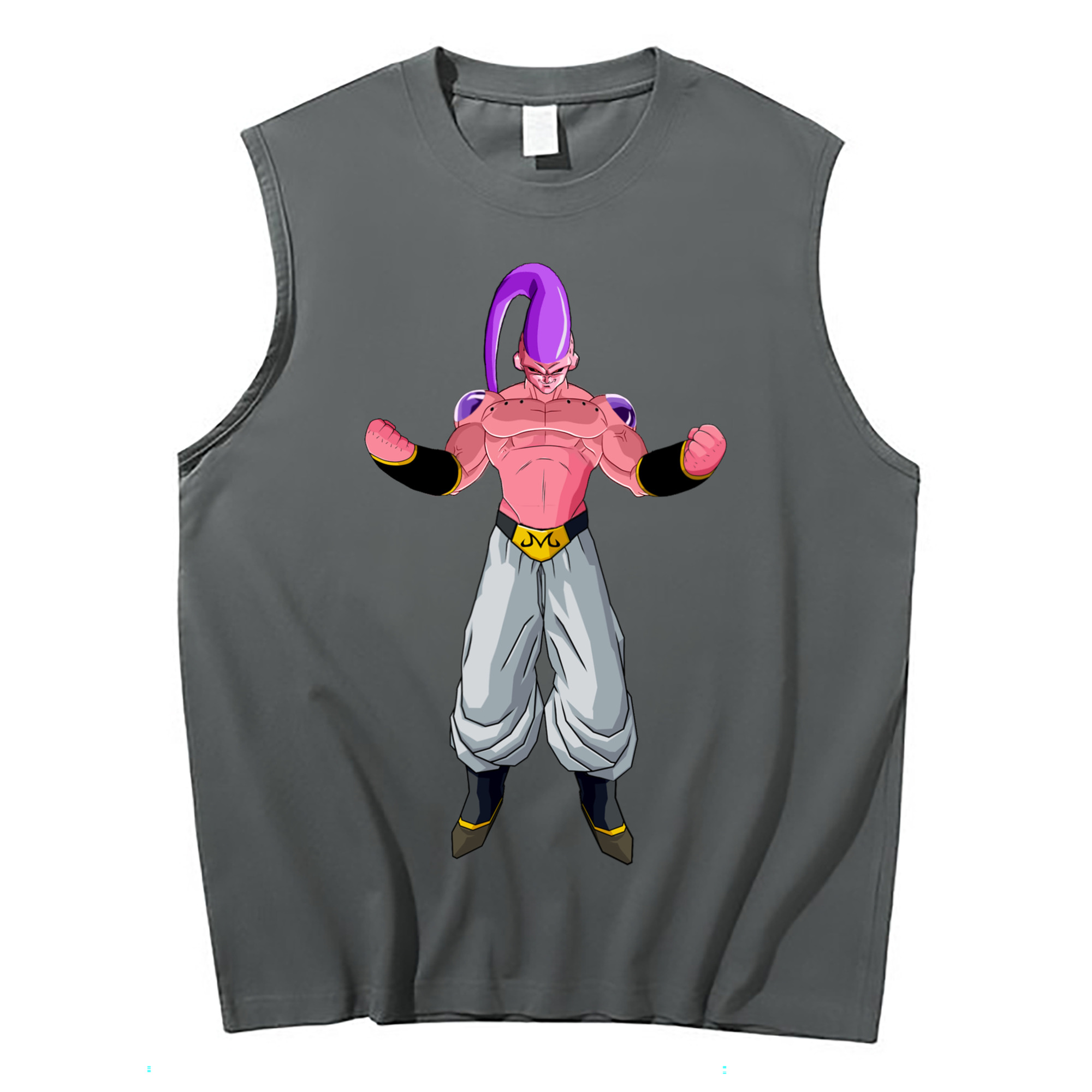 （画像用） ドラゴンボール 魔人ブウ DRAGON BALL Majin Buu コットン100％タンクトップ（フロントプリント）